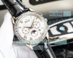 Swiss Copy Piaget Polo Moonphase Watch SS White Dial 42mm